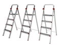Metal stepladders Royalty Free Stock Photo