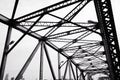 Metal structural of bridge detail Royalty Free Stock Photo