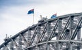 Metal structure of Sydney Harbour Bridge, New South Wales - Australia Royalty Free Stock Photo