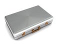 Metal suit case Royalty Free Stock Photo