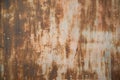 Metal surface with iron rust Grunge rusty texture and background. Royalty Free Stock Photo