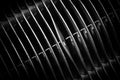 Metal surface of the radiator for a tecnical background. Toned Royalty Free Stock Photo