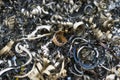 Metal swarf Royalty Free Stock Photo