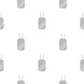 Metal tags hanging on a chain icon cartoon. Single weapon icon from the big ammunition, arms set. Royalty Free Stock Photo