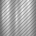 Metal Textured Technology Background with Perforated Pattern Royalty Free Stock Photo