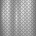 Metal Textured Technology Background with Perforated Pattern Royalty Free Stock Photo