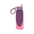 metal thermos cartoon vector illustration