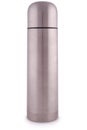 Metal thermos (Clipping path) Royalty Free Stock Photo