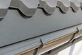 Metal tile as metarial for roof of house
