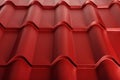 Metal tile isolated. Modern roofing material. Diagonal texture