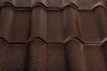 Metal tile isolated. Modern roofing material. Diagonal texture