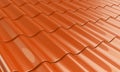 Metal tile orange