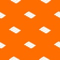 Metal tile pattern vector orange