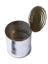 Metal tin five Royalty Free Stock Photo