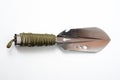 Metal tourist shovel, multitool with a comfortable handle Royalty Free Stock Photo