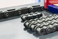 Metal transmission power chain for various industrial machine manufacturing line production vehicle and transportation on table