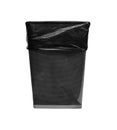 Metal trash with bag Royalty Free Stock Photo