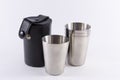 Metal Travel Shot Glasses and Case