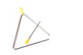 Metal triangle, percussion musical instrument, easy to use for orchestras and ensembles