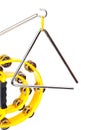 Metal triangle, percussion musical instrument, easy to use for orchestras and ensembles