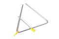 Metal triangle, percussion musical instrument, easy to use for orchestras and ensembles