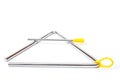 Metal triangle, percussion musical instrument, easy to use for orchestras and ensembles