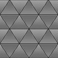 Metal triangle seamless pattern