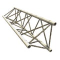 Metal truss girder element