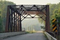 Metal Trusses Bridge on Madison County road