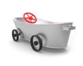 Metal tub the car Royalty Free Stock Photo