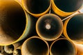 Metal tubes Royalty Free Stock Photo