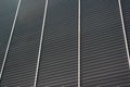 Metal vent grid with skewed parallel lines Royalty Free Stock Photo
