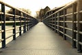 Metal Walkway Desaird Street bridge over Ouachita river