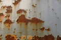 metal wall with rust. metal corrosion