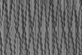 Metal wavy abstract fence surface patterns steel grey texture iron background Royalty Free Stock Photo