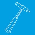 Metal welder pliers icon outline