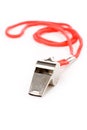 Metal Whistle Royalty Free Stock Photo
