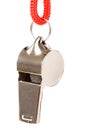 Metal Whistle Royalty Free Stock Photo