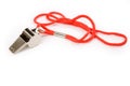 Metal Whistle Royalty Free Stock Photo