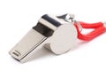 Metal Whistle Royalty Free Stock Photo