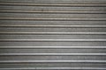 Metal white pavement with horizontal stripes as a