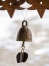 Metal wind bell and thai art