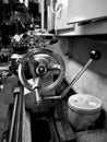 Metal workshop: lathe Royalty Free Stock Photo