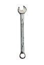 Metal wrench tool isolate on white background. photo. rust