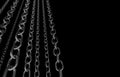 Metalic chains Royalty Free Stock Photo