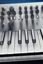 Metallic analog synthesizer