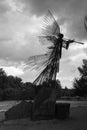 Angel Monument in Chernobyl Exclusion Zone, Ukraine