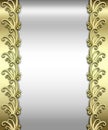 Metallic Art Deco Frame