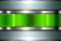 Metallic background silver green Royalty Free Stock Photo