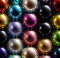 Metallic Balls created with Generative AI